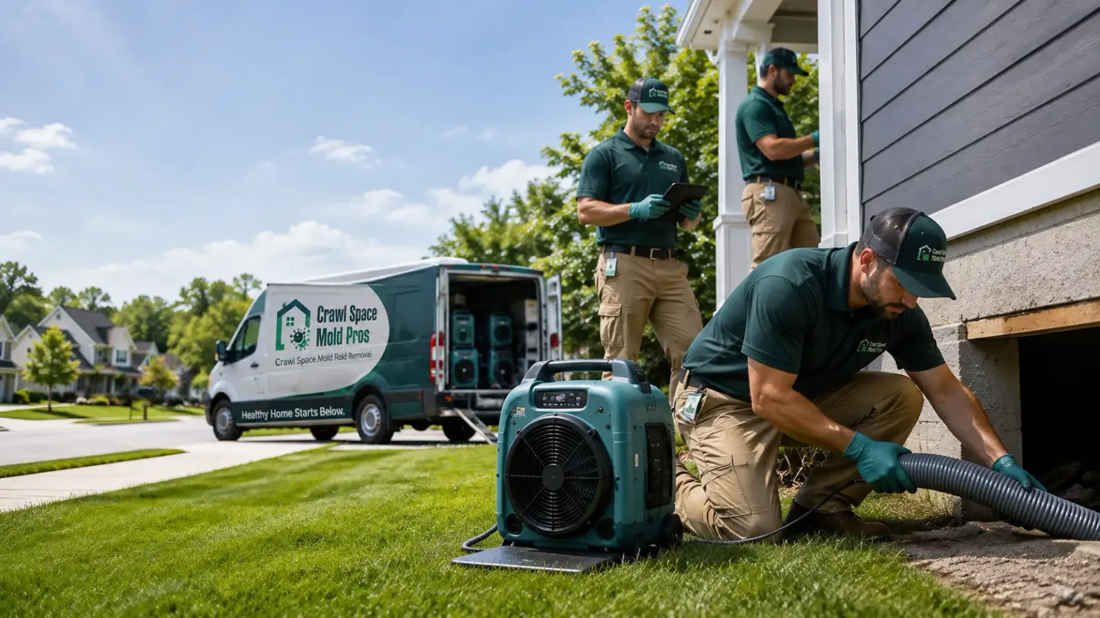 Crawl Space Mold Removal in Exeter, MO